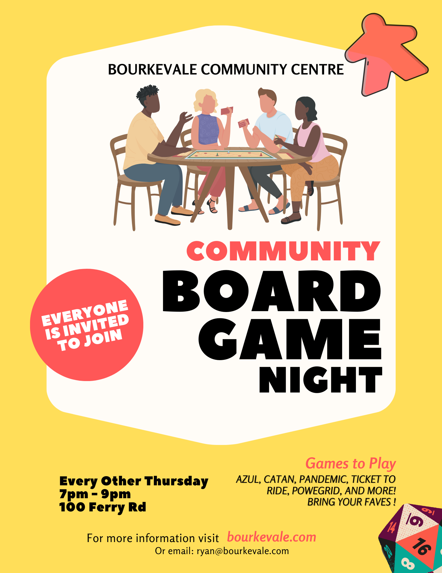 Postponed: Board Game Night